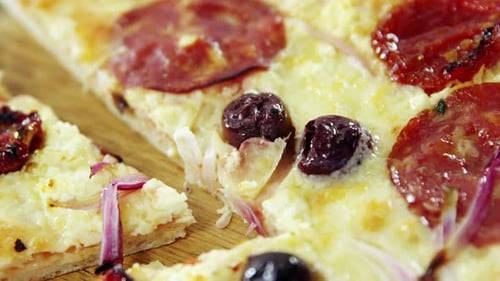 Delicious italian pizza