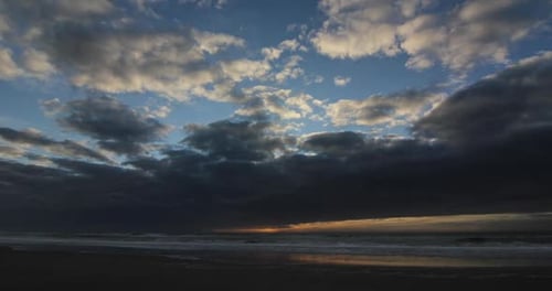 Chronochronisation du ciel à l'heure du coucher du soleil