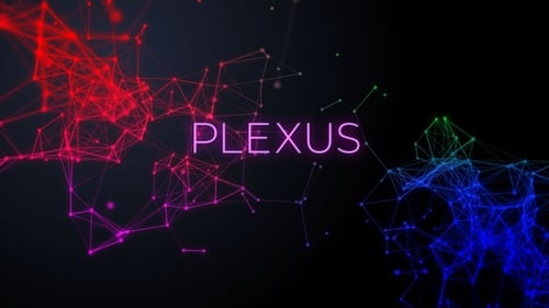 Colorful Plexus Background Loop