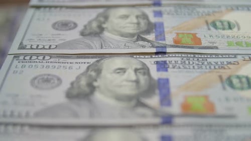100-Dollar-Banknotenscheine