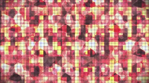 Abstract Geometric Flickering Square Grid Animated Background