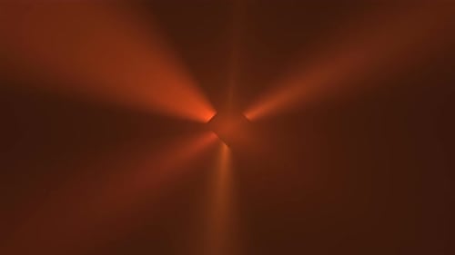 Animation of white light with beam and lens flare on black background