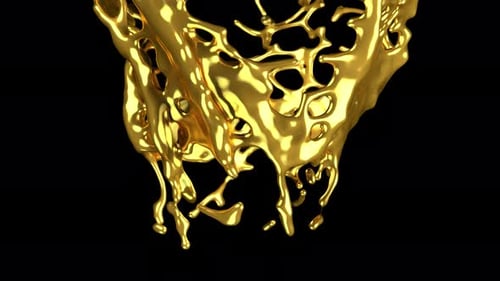 Golden Liquid Reveal