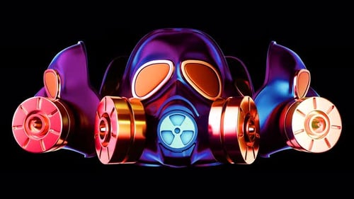Máscara de gas VJ Loop