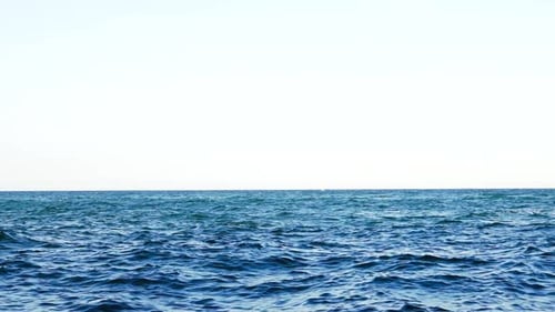 View of blue background of sea