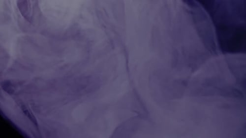 Thick Purple Smoke on Dark Backdrop