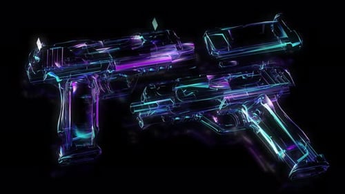 Arma digital Cyberpunk Skyfi HUD