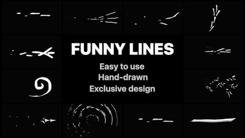 Dynamic Abstract Line Art Animation Pack with Logo Reveals