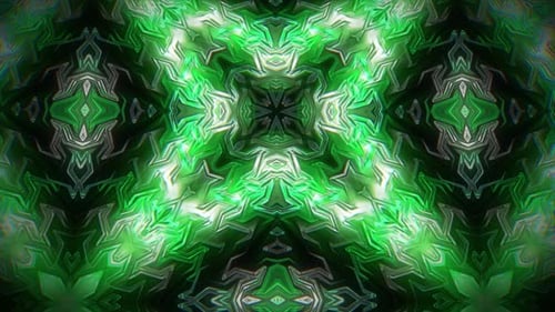 Glaswelliges Muster wie Kaleidoskop mit Wellen Mehrfarbiger Farbverlauf