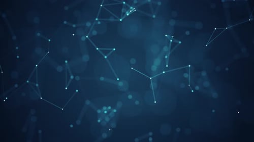 Abstract Plexus Global Network Background Animation