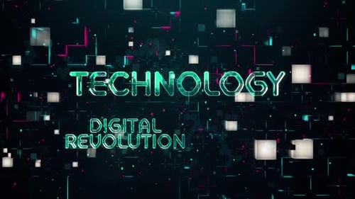 Animated Titles for Blockchain, Technology, and Digital Future