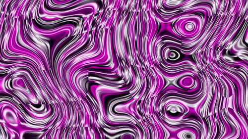 Hypnotic Magenta Fluid Abstract Swirls Background Loop