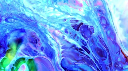 Abstract Color Patterns Morphing and Blending