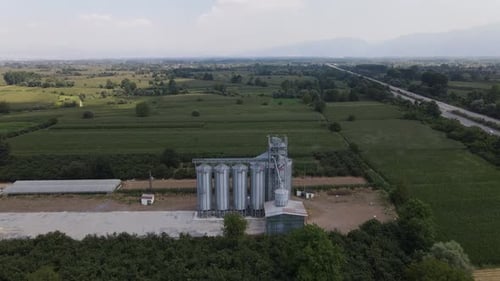 Weizen-Silo