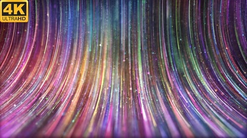 Vibrant Abstract Light Stream Background Animation