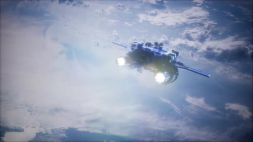Space Shuttle startet auf Mission