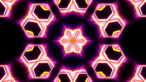 Purple Kaleido Tunnel Vj Background