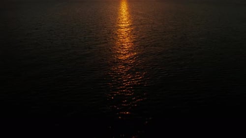 Colorful Sunset Over Tropical Islands