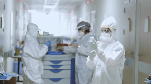 Coronavirus Response Team in Hospital