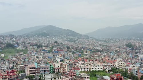 Aerial View Kathmandu Nepal