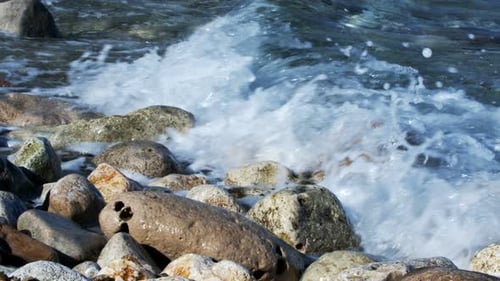 The Sea Water And Stones In Underwater 09