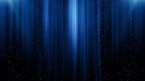 Blue Deep Night Sky Particles