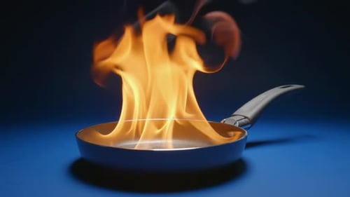 Flaming Frying Pan