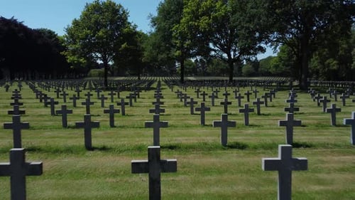 German military cemetery in Ysselsteyn, The Netherlands. Second World War