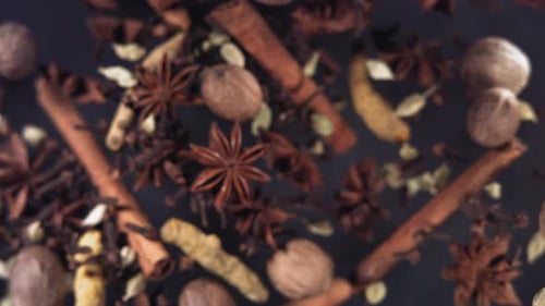 Super Slow Motion of Flying Spices