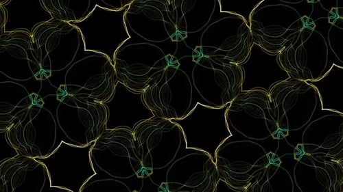 Abstract colorful pattern loop