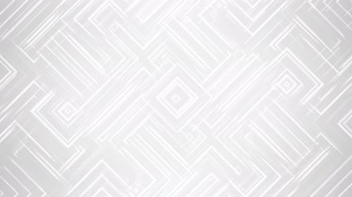 Abstract White Geometric Background Loop