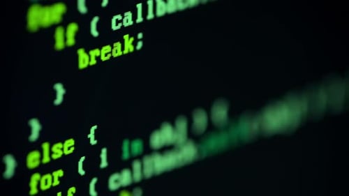 Fechamento da tela do monitor com o desenvolvimento de tecnologias de programação e codificação