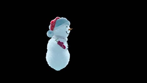 56 Snowman Dancing HD