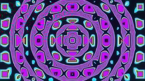 Abstract pulsing bright multicolored background