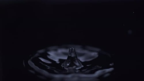 4K 30fps, Water Drop, Slow Motion