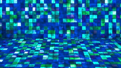 Broadcast Hi-Tech Wandbühne mit glitzernden abstrakten Mustern 108