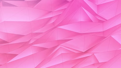 Dynamic Pink Abstract Polygonal Motion Background