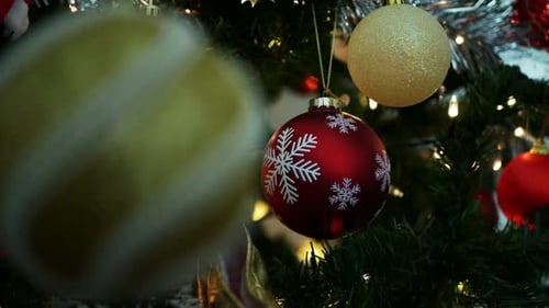 Christmas Tree Ornaments Sparkling
