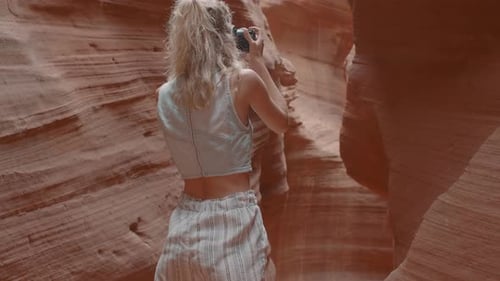 Fotograf im Canyon
