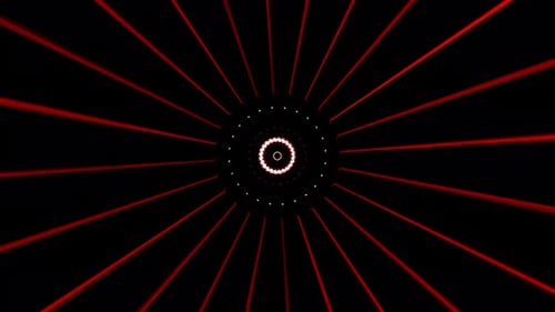Abstract Geometric Circular Dot Animation