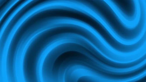 Flowing Blue Liquid Waves Motion Background