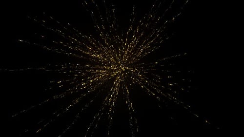 Glittering Particle Burst