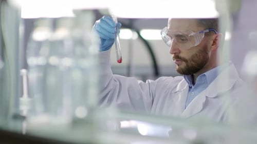 Wissenschaftler experimentieren im Labor