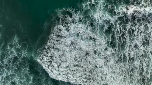 Background Textured Sea Storm aerial view 4 K