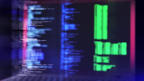 Cgi Of Green Computer Code, Backgrounds Motion Graphics ft. binary ...