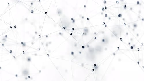 4K abstrakter Plexus-Netzwerk-Hintergrund (schleifenfähig)