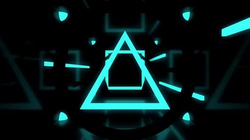 Geometry Neon Tunnel 01 Hd