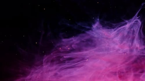 Reaktion auf bunte Tinte und Farbe