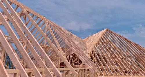 Building Frame Under Construction