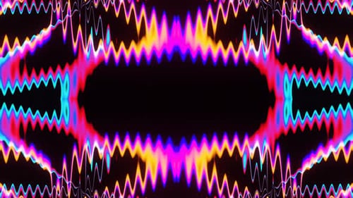 Glitch Plasma Multicolored Iridescent Endless Background 02
